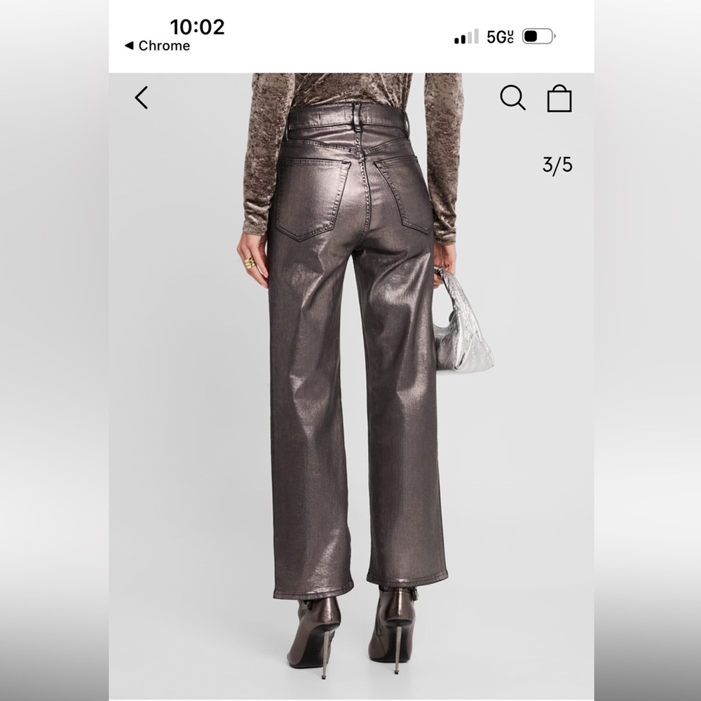 Frame Denim Gray Straight Leg Pants
